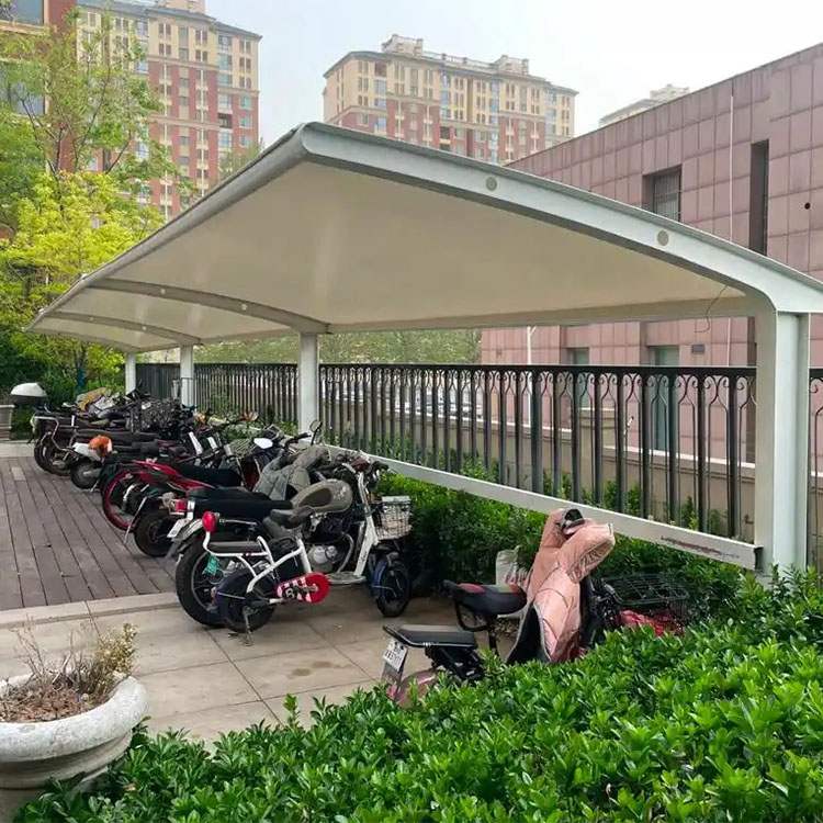 浠水县膜结构电动车棚